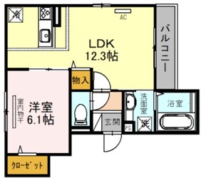 CALME尼崎の物件間取画像